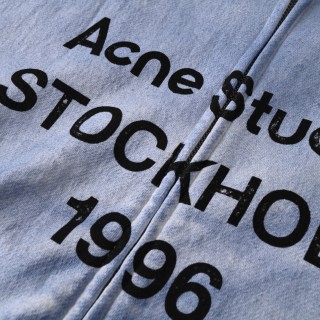 Acne Studios 1996 Spray Ink Zip Jacket Blue view 5