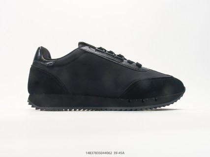 Emporio Armani EA7 Low Top Lace-Up Sneaker Black Gold view 2