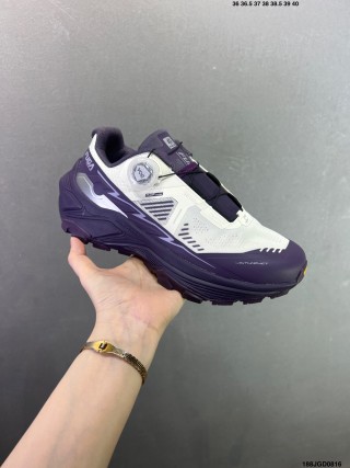 Salomon Fuga Ex3 Trail Running Shoe Purple White view 2