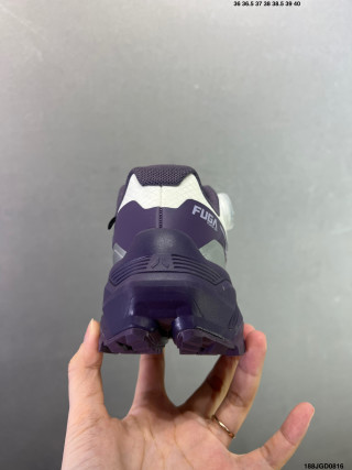 Salomon Fuga Ex3 Trail Running Shoe Purple White view 4