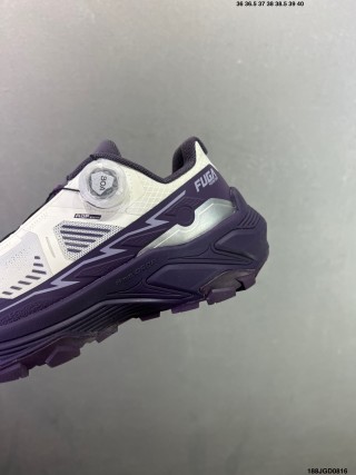 Salomon Fuga Ex3 Trail Running Shoe Purple White view 6