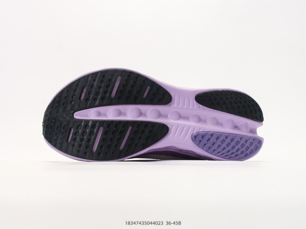 On Cloudmonster 3 White Purple Low-Top Running Shoe view