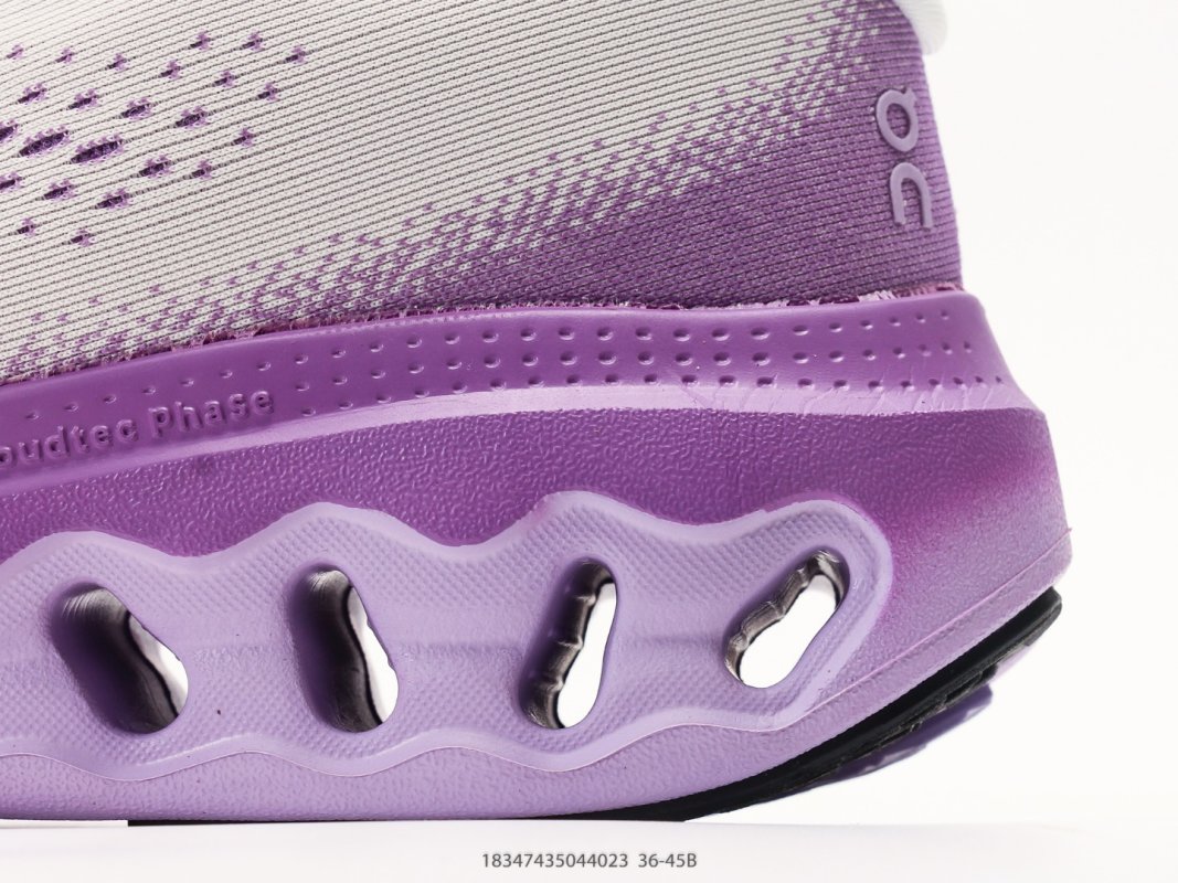 On Cloudmonster 3 White Purple Low-Top Running Shoe view