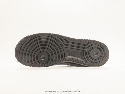 Nike Air Force 1 '07 Low Black Triple Black Lifestyle Sneakers UA Rep view 4