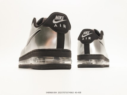 Nike Air Force 1 '07 Low Black Triple Black Lifestyle Sneakers UA Rep view 6