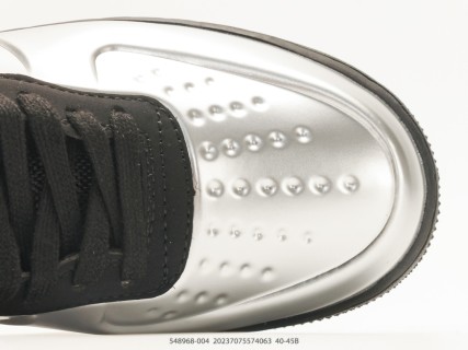 Nike Air Force 1 '07 Low Black Triple Black Lifestyle Sneakers UA Rep view 8