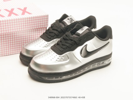 Nike Air Force 1 '07 Low Black Triple Black Lifestyle Sneakers UA Rep view 9