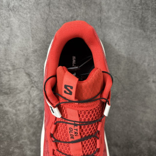 Salomon Ultra Glide 4 Red White Trail Running Shoe view 9