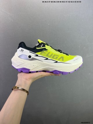 Kailas Fuga EX3 Trail Running Shoe - Neon Yellow/White/Purple