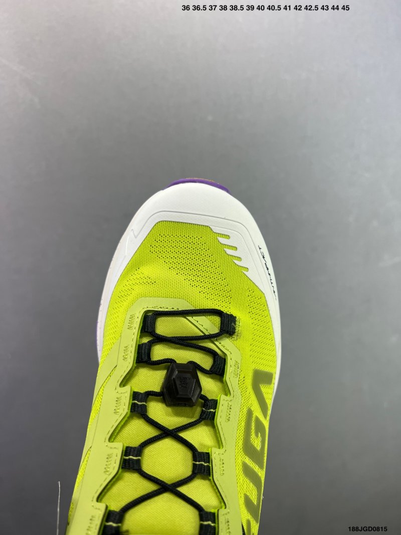 Kailas Fuga EX3 Trail Running Shoe - Neon Yellow/White/Purple view