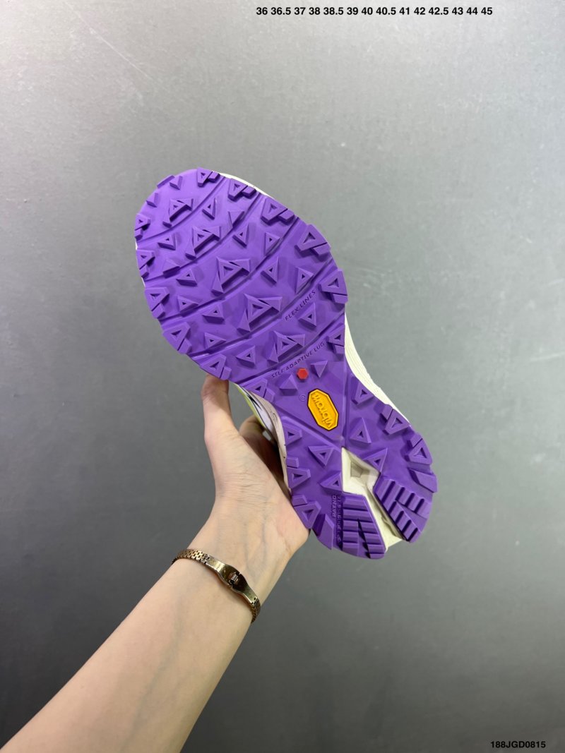 Kailas Fuga EX3 Trail Running Shoe - Neon Yellow/White/Purple view