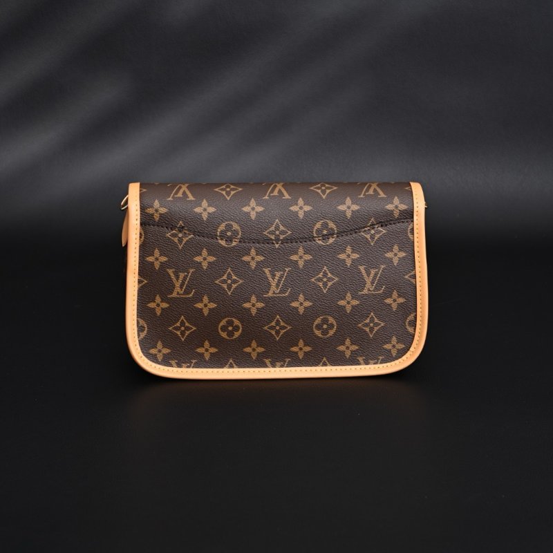 LV Monogram Messenger Shoulder Bag - Tan/Brown view