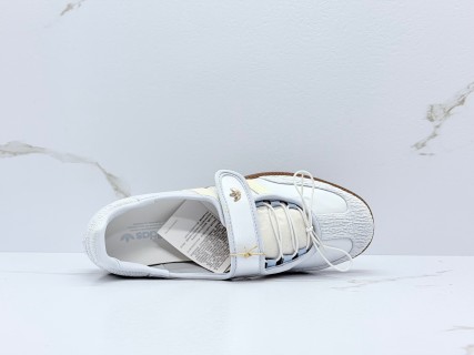 Adidas Samba OG Jane Light Blue White Caramel Sole Replica view 3