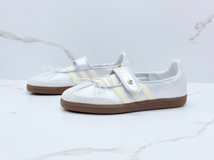 Adidas Samba OG Jane Light Blue White Caramel Sole Replica view 5