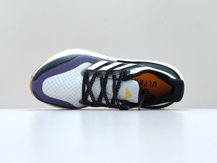 Adidas UltraBoost Light Black White Purple view 3