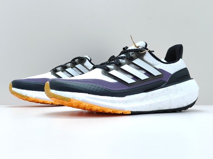 Adidas UltraBoost Light Black White Purple view 5