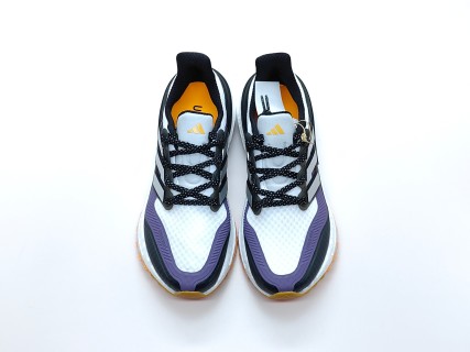 Adidas UltraBoost Light Black White Purple view 6