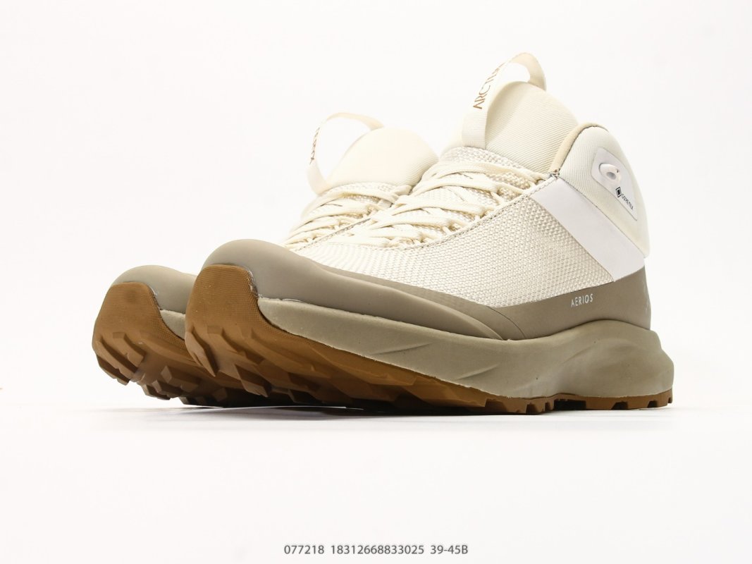 Arc'teryx Aerios Mid GTX Hiking Boot Cream Tan view