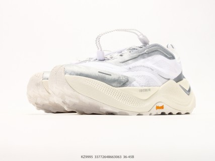 Adidas Holo Peak White Grey Cream Low Trail Running Shoe view 5