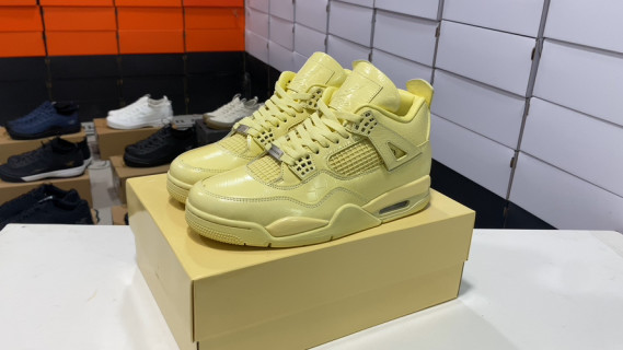 Jordan Air 4 Retro Amazonas Yellow Crocodile UA Replica