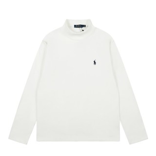 Ralph Lauren Mock Neck Long Sleeve Sweatshirt White
