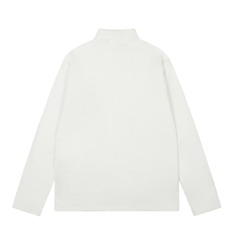 Ralph Lauren Mock Neck Long Sleeve Sweatshirt White view