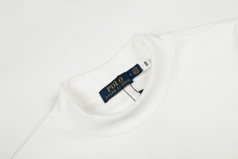 Ralph Lauren Mock Neck Long Sleeve Sweatshirt White view 3