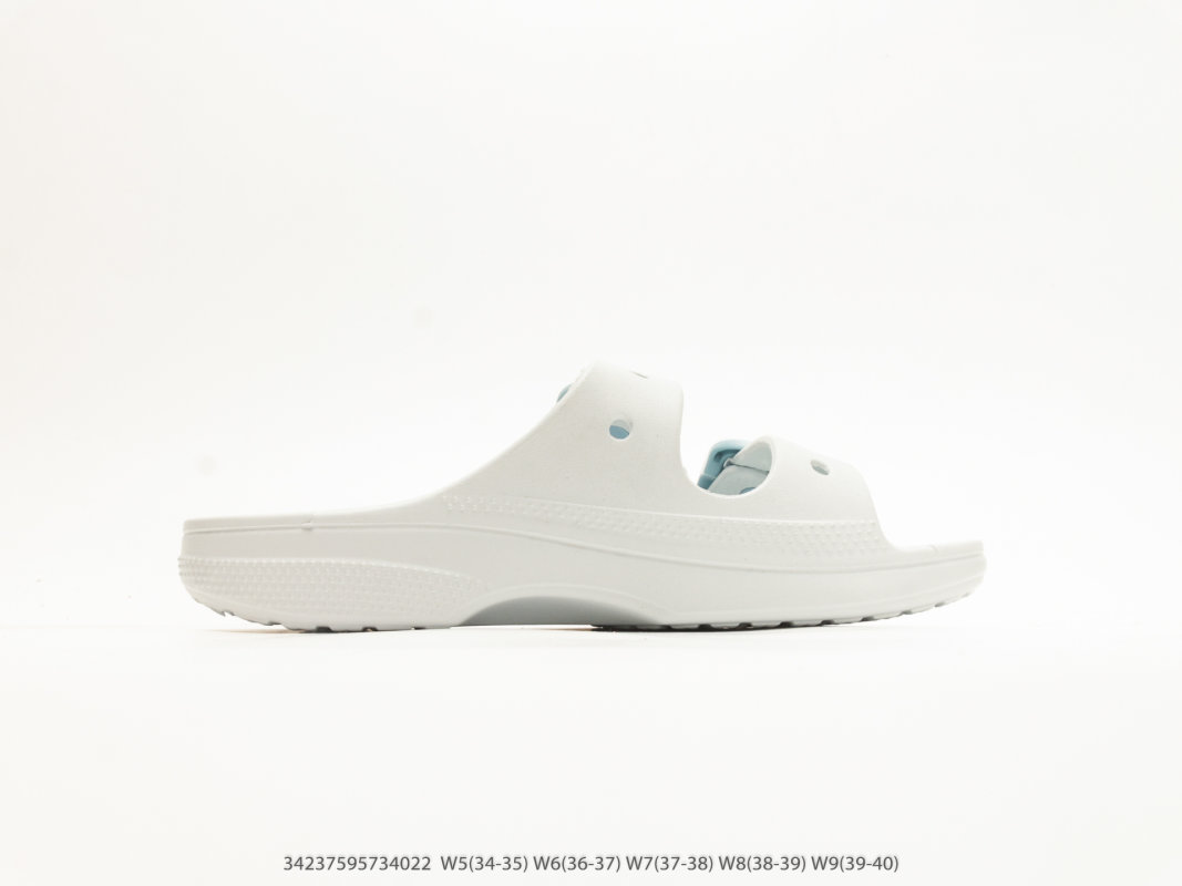 Crocs Classic Clog Sandal Cloud White Blue view