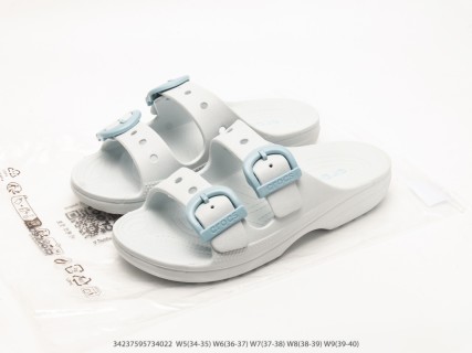 Crocs Classic Clog Sandal Cloud White Blue view 6