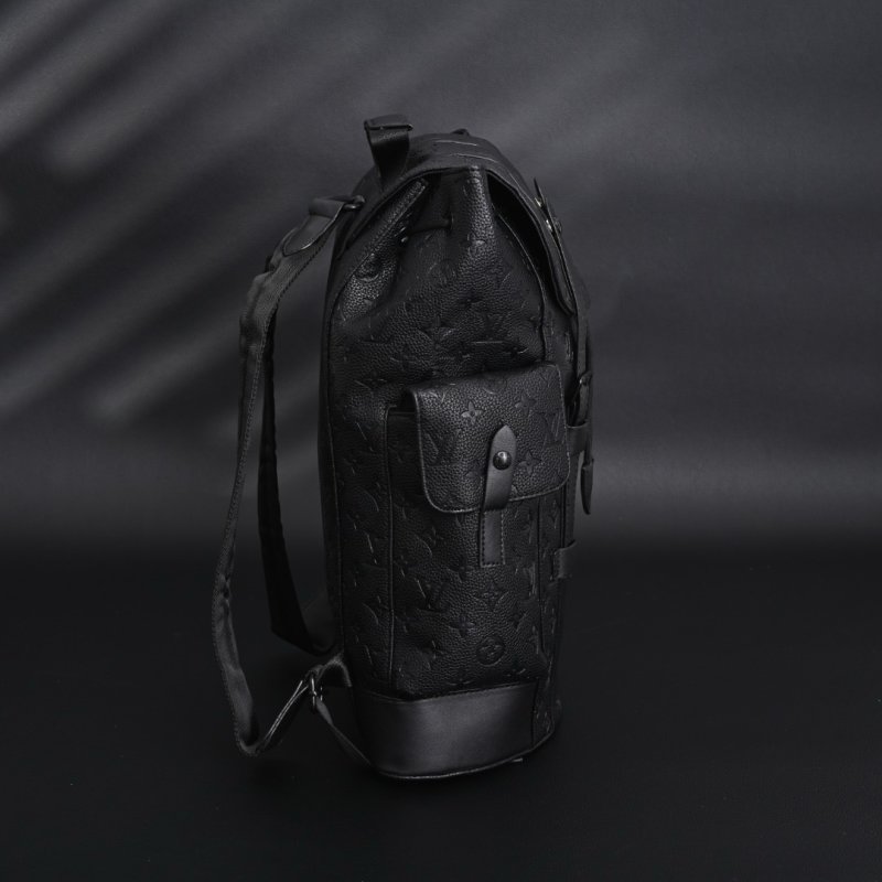 Louis Vuitton Christopher M55699 Monogram Embossed Black Backpack view