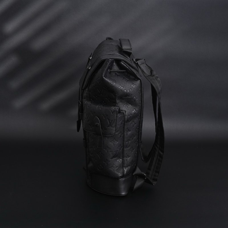 Louis Vuitton Christopher M55699 Monogram Embossed Black Backpack view
