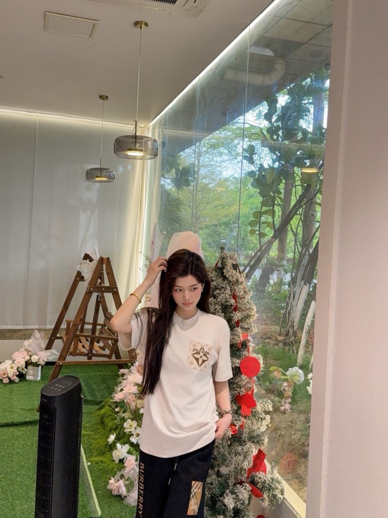 Louis Vuitton Monogram Compass Pocket Cream T-Shirt view