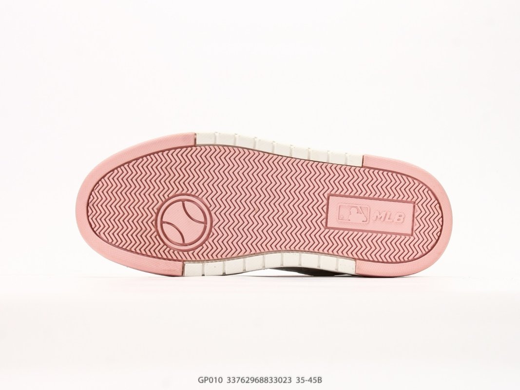 MLB Big Ball Chunky Window Pink White Retro Dad Sneaker view