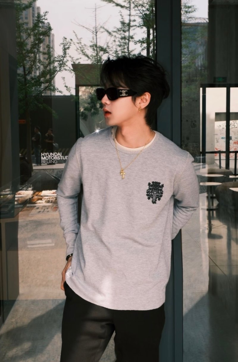 Travis Scott Cactus Jack Grey Graphic Sweatshirt view