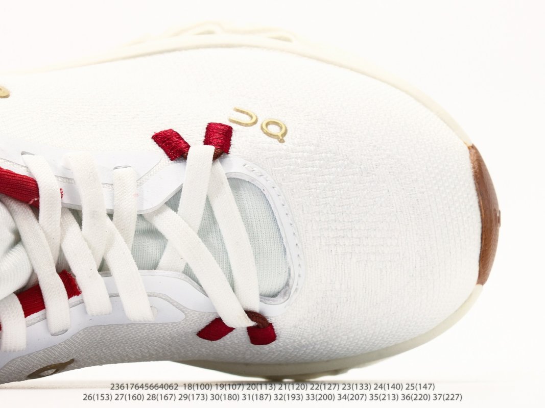 On Cloudtilt Kids White Red Lightweight Sports Casual Shoe view