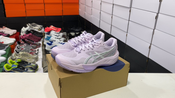 Asics Sky Elite FF 4 Low Volleyball Shoe Paris Olympic Lavender