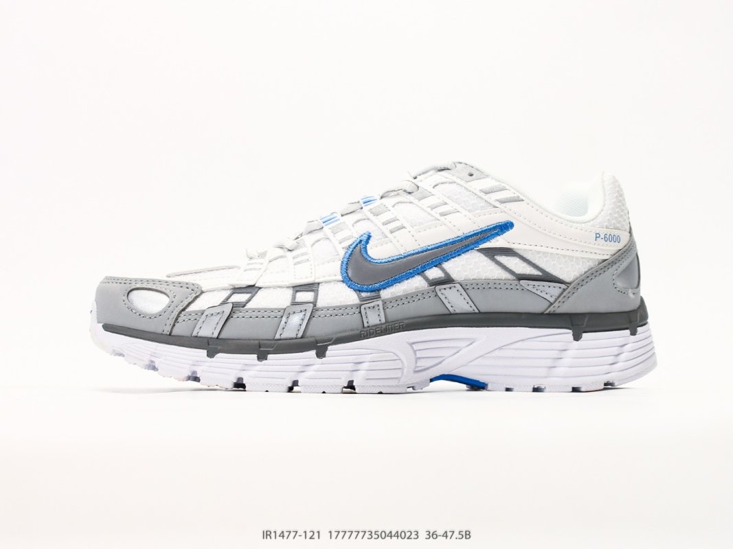Nike P-6000 White Grey Blue UA Replica Sneaker