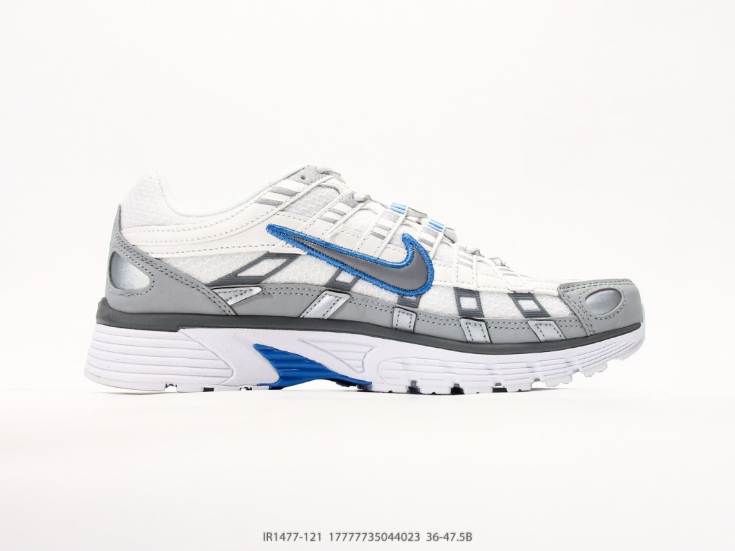 Nike P-6000 White Grey Blue UA Replica Sneaker view