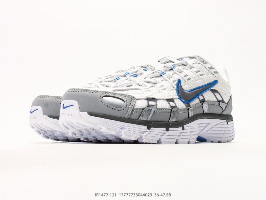 Nike P-6000 White Grey Blue UA Replica Sneaker view