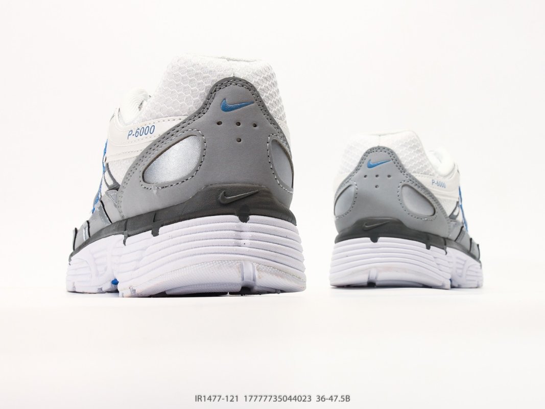 Nike P-6000 White Grey Blue UA Replica Sneaker view