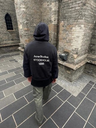 Nike Essentials Navy Hoodie Rep view 8
