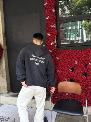 Nike Essentials Navy Hoodie Rep view 9