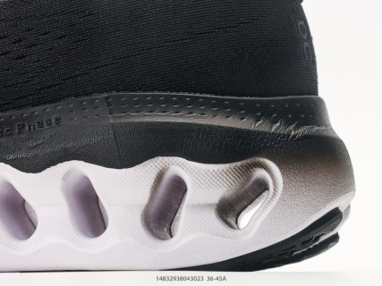 On Cloudtilt Cloud Hi Edge Black White Running Shoe view 7