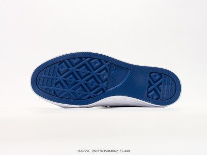 Converse One Star Suede Navy White Blue Low Top view 4