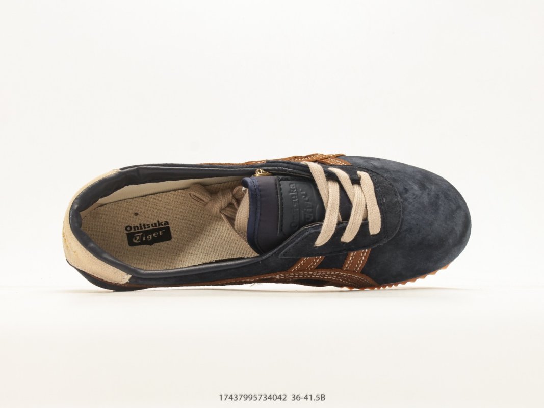 Onitsuka Tiger Tai-Chi Sakura Black Tan Suede Low-Top Sneaker view