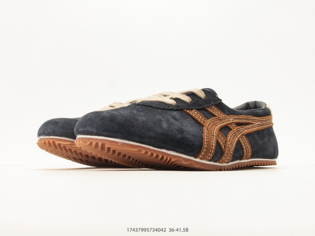 Onitsuka Tiger Tai-Chi Sakura Black Tan Suede Low-Top Sneaker view