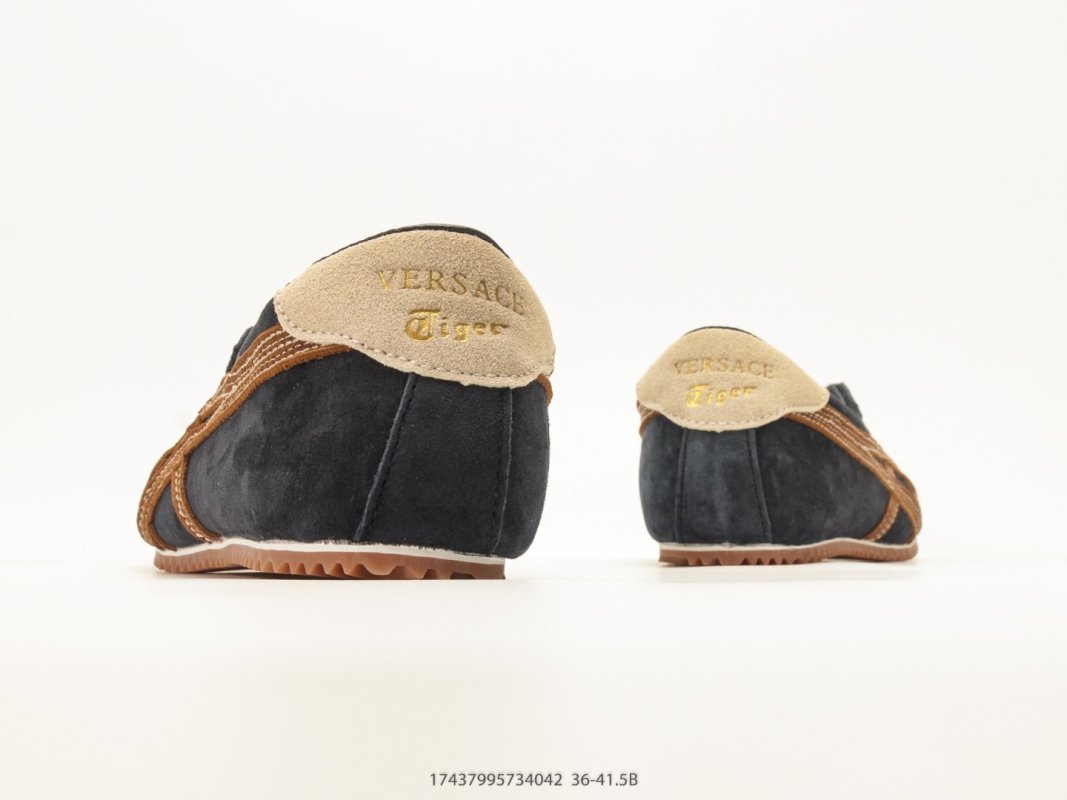 Onitsuka Tiger Tai-Chi Sakura Black Tan Suede Low-Top Sneaker view