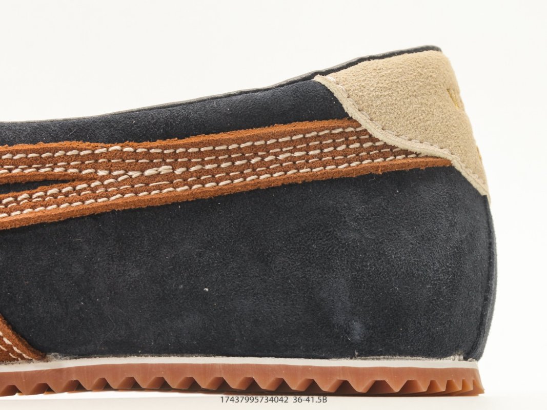 Onitsuka Tiger Tai-Chi Sakura Black Tan Suede Low-Top Sneaker view