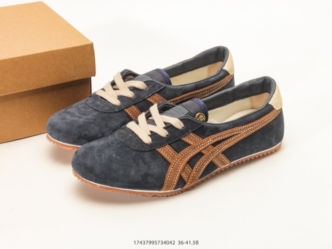 Onitsuka Tiger Tai-Chi Sakura Black Tan Suede Low-Top Sneaker view
