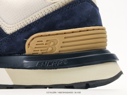 New Balance 574 Legacy Navy Cream Retro Sneaker view 7